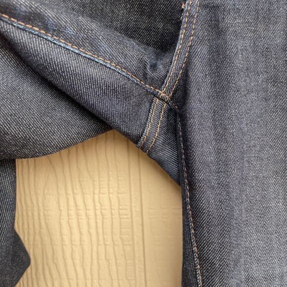 AG Adriano Goldschmied Stevie Roll Up Jean Womens 29R Slim Straight Cropped Dark - Picture 6 of 12